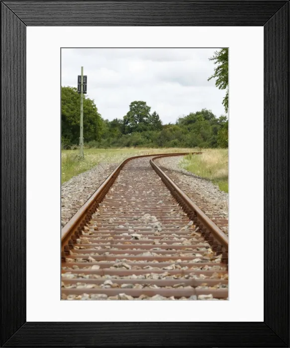 Framed Print : Railway tracks Framed Print : Railway tracks