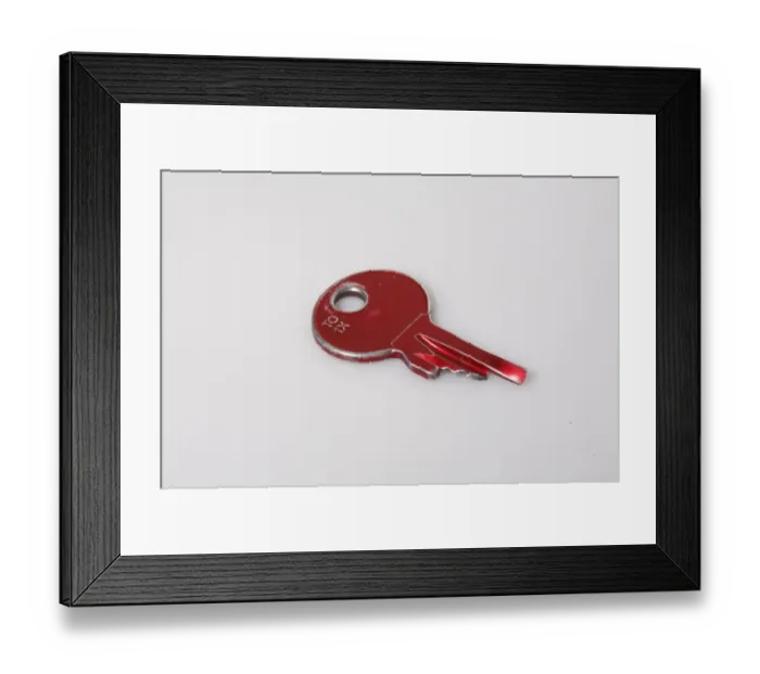 Framed Print : Broken key Framed Print : Broken key