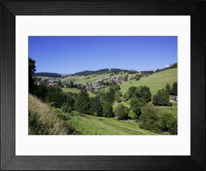 Framed Print : Town view of Todtnauberg in the Black Forest, Baden-Wuerttemberg, Germany, Europe Framed Print : Town view of Todtnauberg in the Black Forest, Baden-Wuerttemberg, Germany, Europe
