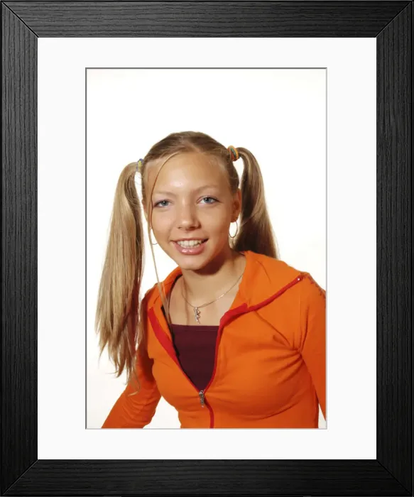 Framed Print : Girl, teenager, smiling Framed Print : Girl, teenager, smiling
