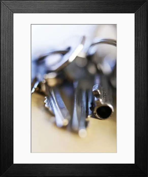 Framed Print : Keys on a key ring Framed Print : Keys on a key ring