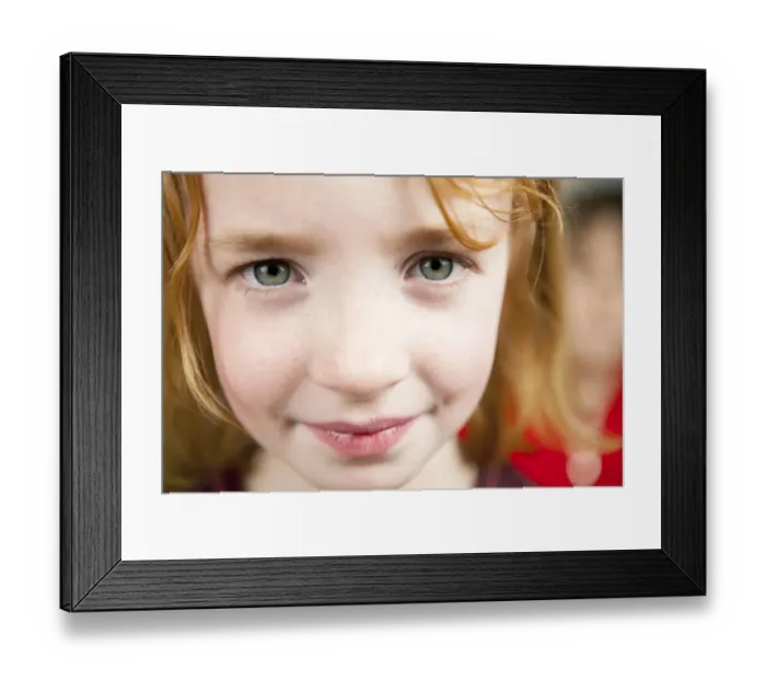 Framed Print : Portrait of a girl with red hair Framed Print : Portrait of a girl with red hair
