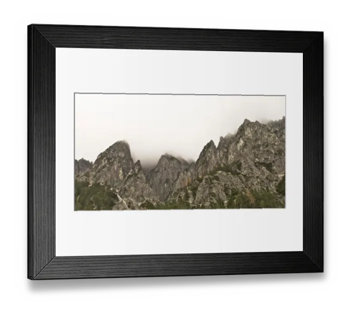 Framed Print : Cloudy Gesaeuse mountains, Styria, Austria, Europe Framed Print : Cloudy Gesaeuse mountains, Styria, Austria, Europe