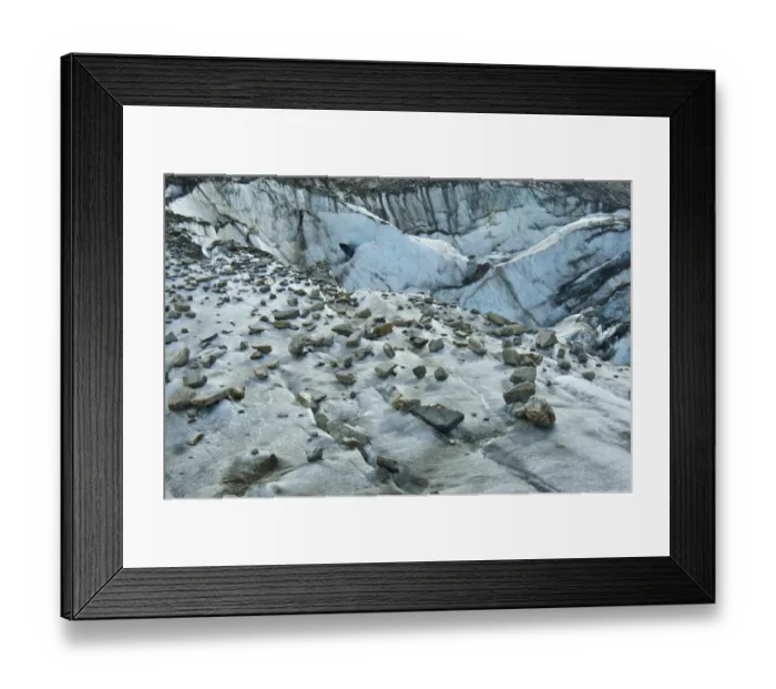 Framed Print : Rocks at the Schlatenkees glacier, Nationalpark Hohe Tauern national park, Austria, Europe