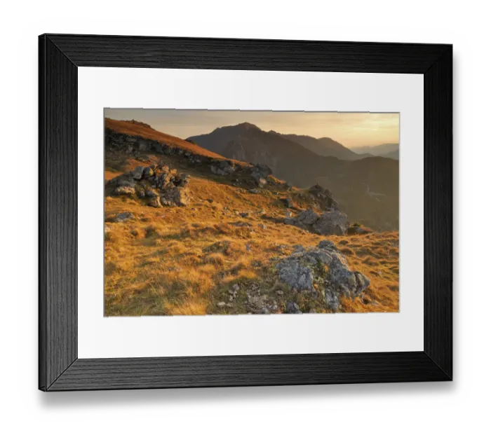 Framed Print : Sunset on the Schistlnock, Nationalpark Nockberge national park, Carinthia, Austria, Europe Framed Print : Sunset on the Schistlnock, Nationalpark Nockberge national park, Carinthia, Austria, Europe