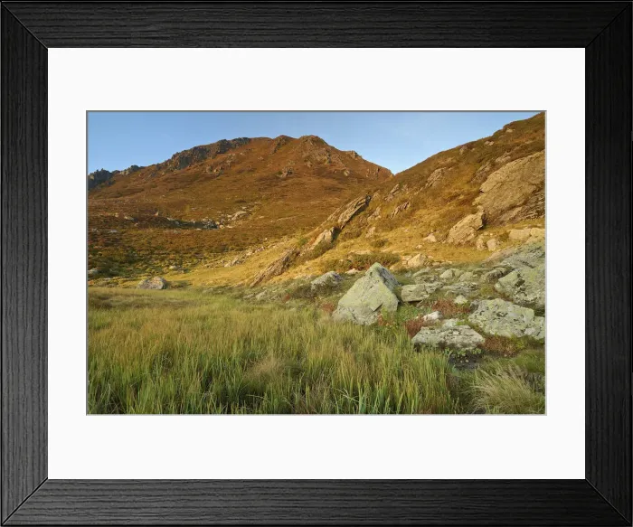 Framed Print : Sunrise on the Schistlscharte, Nationalpark Nockberge national park, Carinthia, Austria, Europe
