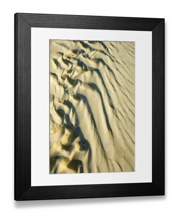 Framed Print : Shadow patterns in the sand Framed Print : Shadow patterns in the sand