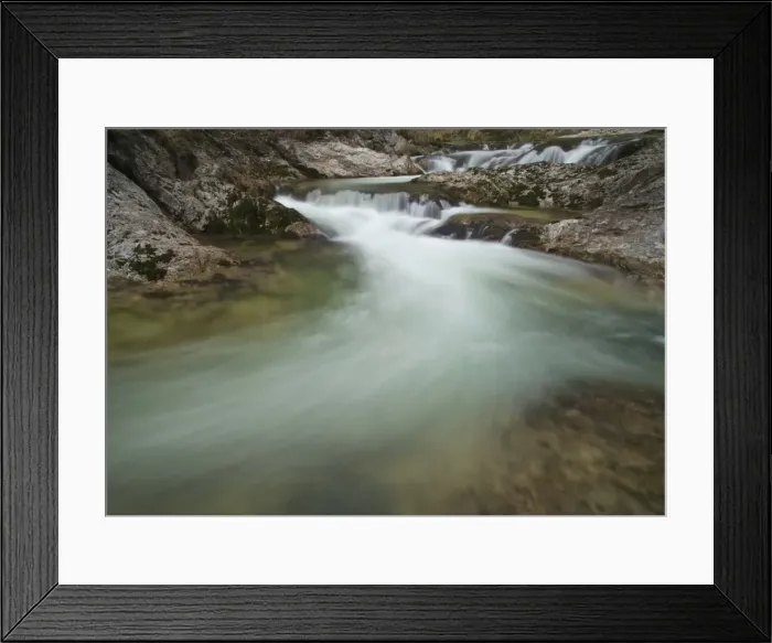 Framed Print : Oetscherbach river, Lower Austria, Austria, Europe Framed Print : Oetscherbach river, Lower Austria, Austria, Europe