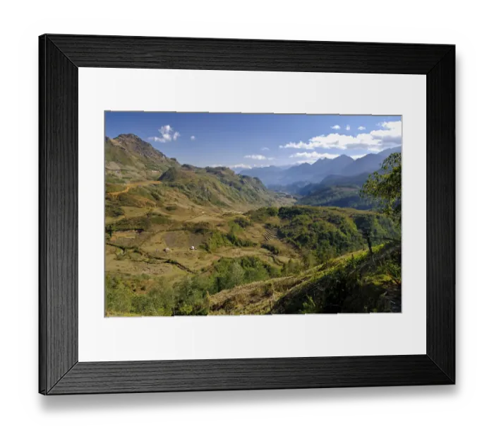 Framed Print : Region around Sapa, North Vietnam, Vietnam, Asia Framed Print : Region around Sapa, North Vietnam, Vietnam, Asia
