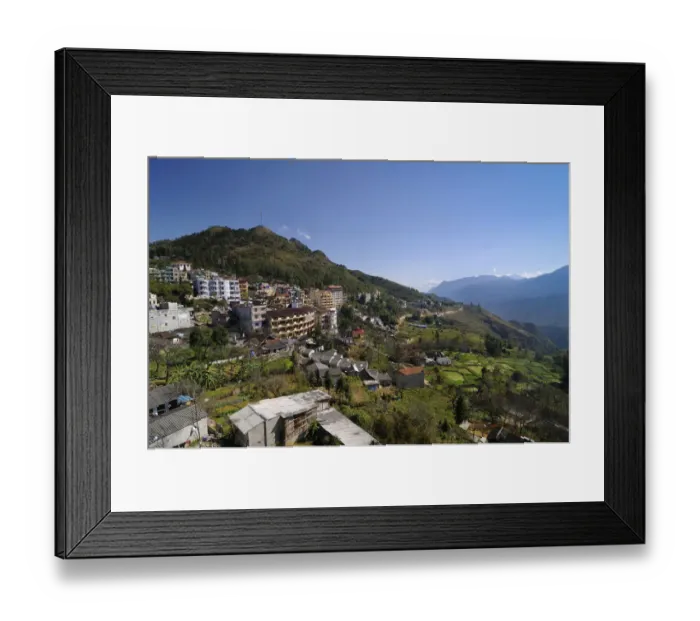 Framed Print : Sapa, North Vietnam, Vietnam, Asia