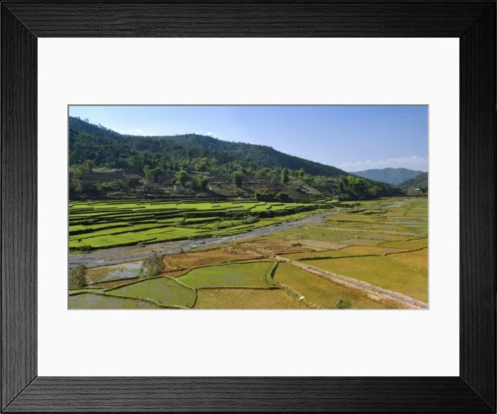 Framed Print : Mai Chau Valley, Vietnam, Asia Framed Print : Mai Chau Valley, Vietnam, Asia