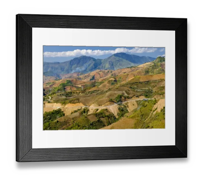 Framed Print : Mai Chau Valley, Vietnam, Asia Framed Print : Mai Chau Valley, Vietnam, Asia