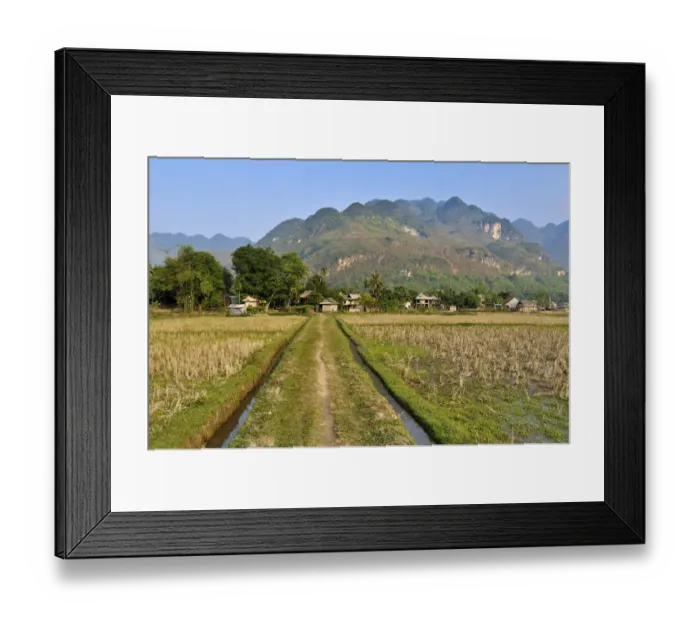 Framed Print : Mai Chau, a village where ethnic minorities live, Vietnam, Southeast Asia Framed Print : Mai Chau, a village where ethnic minorities live, Vietnam, Southeast Asia