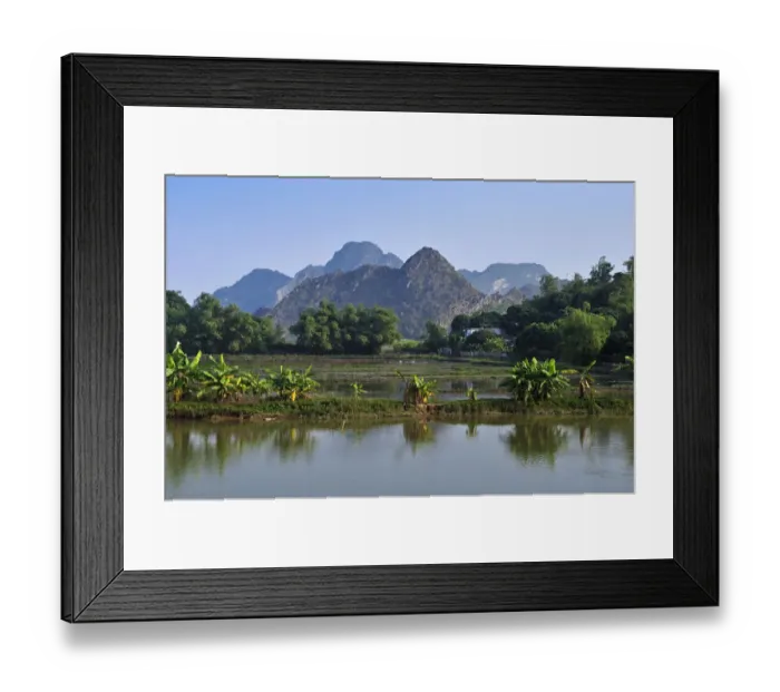 Framed Print : Near Ninh Binh, dry Halong Bay, Vietnam, Southeast Asia Framed Print : Near Ninh Binh, dry Halong Bay, Vietnam, Southeast Asia