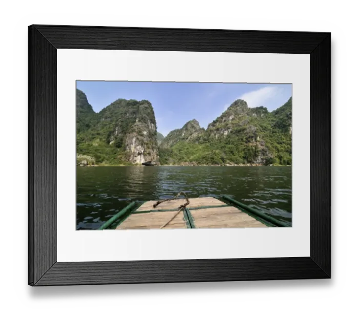 Framed Print : Near Ninh Binh, on the way along the river to the caves of Trung Anh, dry Halong Bay, Vietnam, Southeast Asia Framed Print : Near Ninh Binh, on the way along the river to the caves of Trung Anh, dry Halong Bay, Vietnam, Southeast Asia