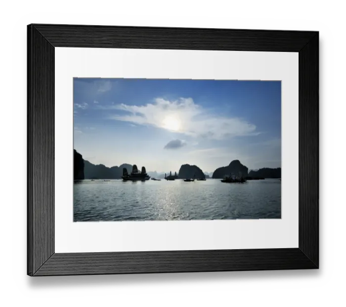 Framed Print : Junks in Halong Bay, Vietnam, Southeast Asia Framed Print : Junks in Halong Bay, Vietnam, Southeast Asia