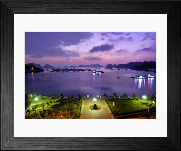 Framed Print : Waterfront promenade of Cat Ba, Halong Bay, Vietnam, Southeast Asia Framed Print : Waterfront promenade of Cat Ba, Halong Bay, Vietnam, Southeast Asia