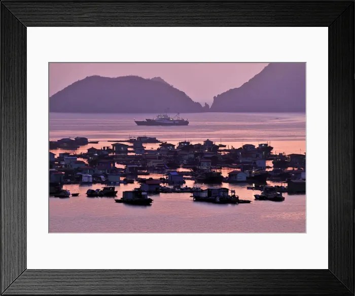 Framed Print : Harbour of Cat Ba, Halong Bay, Vietnam, Southeast Asia Framed Print : Harbour of Cat Ba, Halong Bay, Vietnam, Southeast Asia
