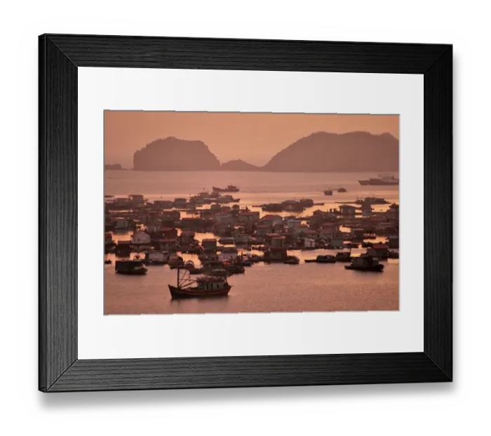 Framed Print : Harbour of Cat Ba, Halong Bay, Vietnam, Southeast Asia Framed Print : Harbour of Cat Ba, Halong Bay, Vietnam, Southeast Asia