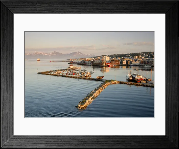 Framed Print : Port of Tromsoe, Troms, Norway, Scandinavia, Europa Framed Print : Port of Tromsoe, Troms, Norway, Scandinavia, Europa