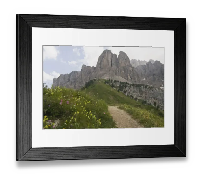 Framed Print : Gardena Pass, Alto Adige, Italy, Europe Framed Print : Gardena Pass, Alto Adige, Italy, Europe