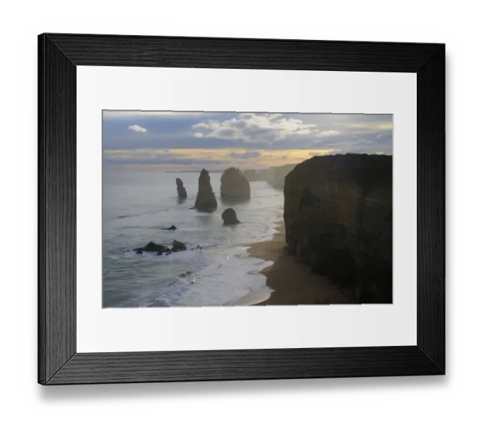 Framed Print : Twelve Apostles, Great Ocean Road, Australia, sunset Framed Print : Twelve Apostles, Great Ocean Road, Australia, sunset