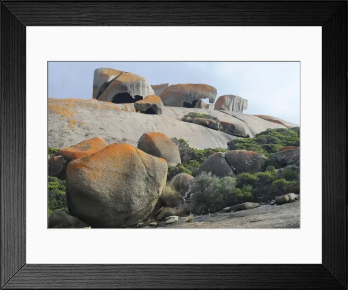 Framed Print : Remarkable Rocks, Kangaroo Island, Australia