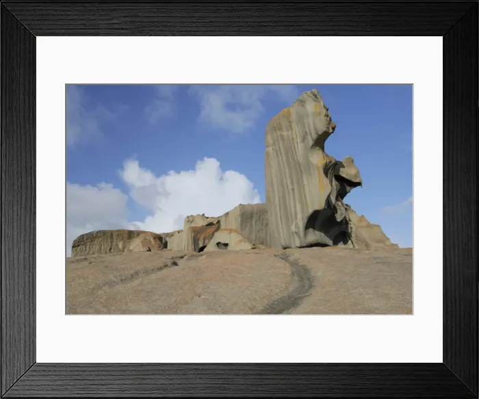 Framed Print : Remarkable Rocks, Kangaroo Island, Australia