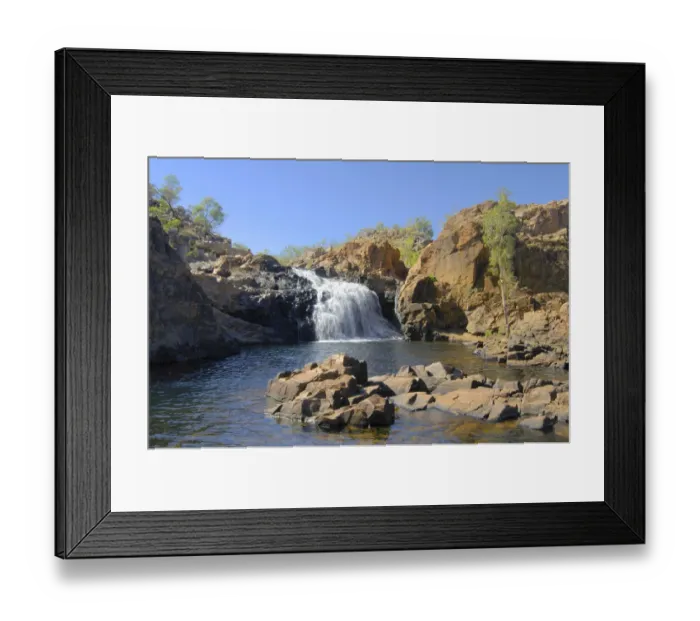Framed Print : Edith Falls in Nitmiluk National Park, Katherine Gorge National Park, Australia Framed Print : Edith Falls in Nitmiluk National Park, Katherine Gorge National Park, Australia