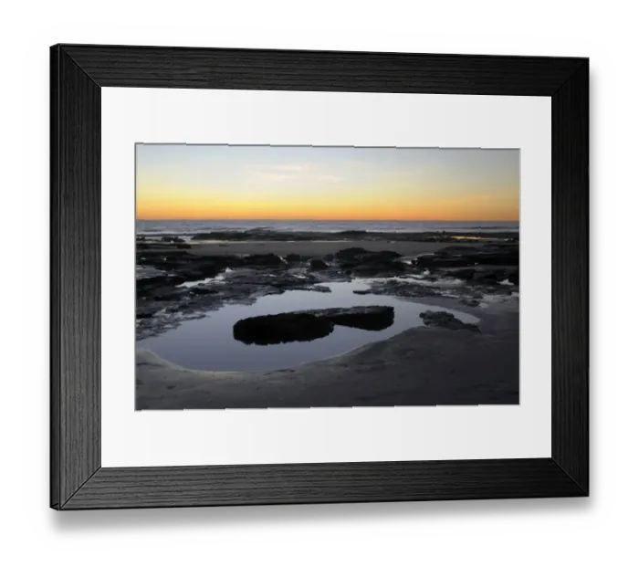 Framed Print : Sunset on the beach in Broome, Australia