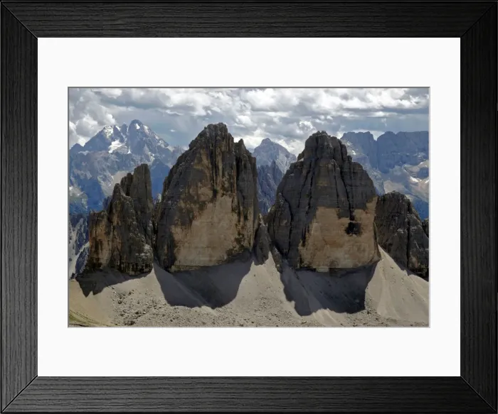 Framed Print : Mt Drei Zinnen, Tre Cime di Lavaredo, Sesto Dolomites, South Tyrol, Italy, Europe Framed Print : Mt Drei Zinnen, Tre Cime di Lavaredo, Sesto Dolomites, South Tyrol, Italy, Europe