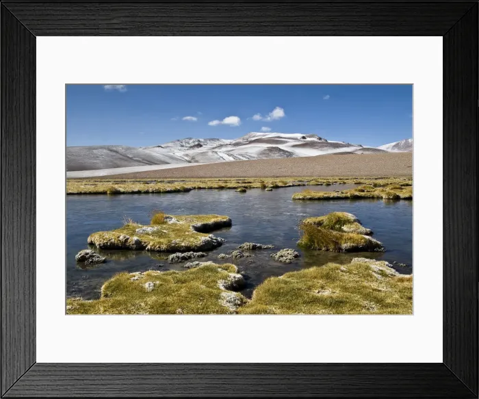 Framed Print : Salar de Tara, Salt Flats, Atacama, Chile, South America Framed Print : Salar de Tara, Salt Flats, Atacama, Chile, South America
