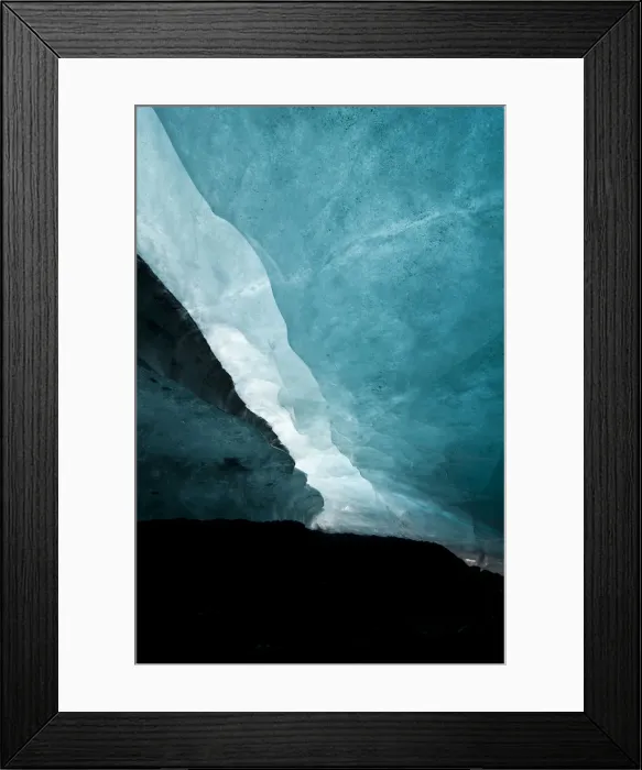 Framed Print : Glacier cave at Vatnajoekull, Iceland, Europe Framed Print : Glacier cave at Vatnajoekull, Iceland, Europe