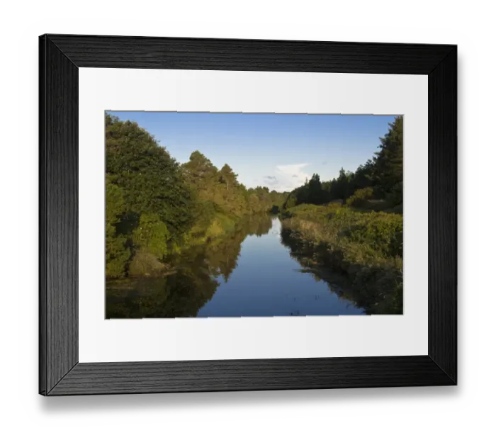 Framed Print : Early morning on the river Henne MAzAŝlle AzAa in Henne Strand, West Jutland, Denmark, Europe Framed Print : Early morning on the river Henne MAzAŝlle AzAa in Henne Strand, West Jutland, Denmark, Europe