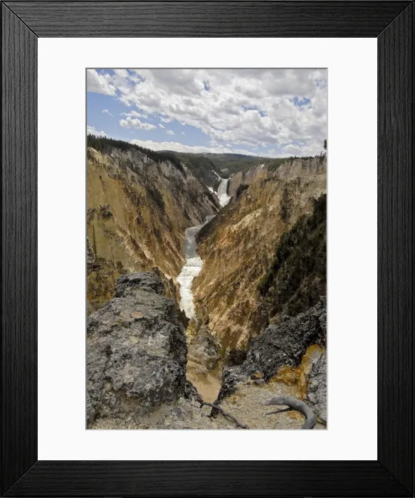 Framed Print : Lower Yellowstone Falls, Yellowstone National Park, Wyoming, USA Framed Print : Lower Yellowstone Falls, Yellowstone National Park, Wyoming, USA