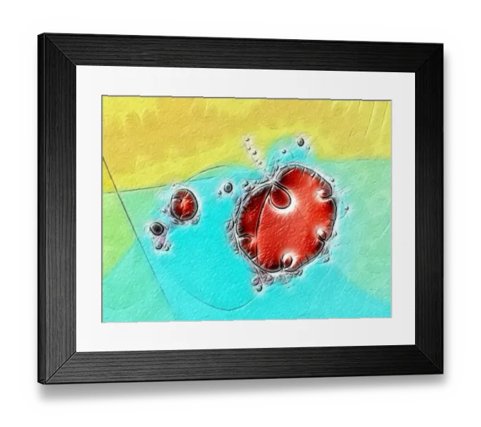 Framed Print : Fractal object Framed Print : Fractal object