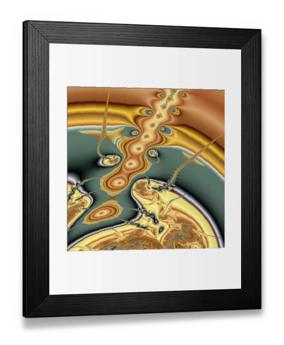 Framed Print : Fractal object Framed Print : Fractal object