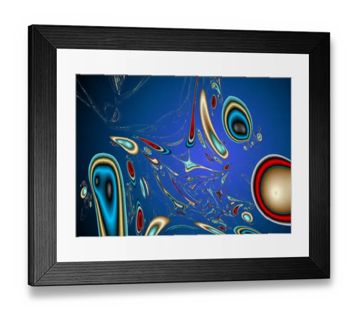 Framed Print : Fractal graphics, abstract Framed Print : Fractal graphics, abstract