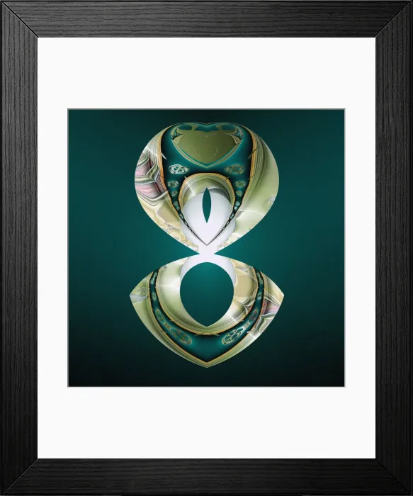 Framed Print : Fractal graphics, abstract Framed Print : Fractal graphics, abstract