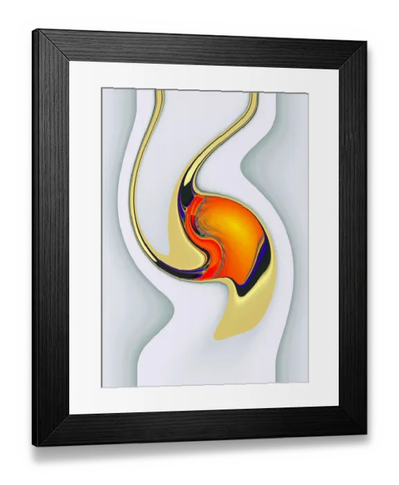 Framed Print : Fractal graphics, abstract Framed Print : Fractal graphics, abstract