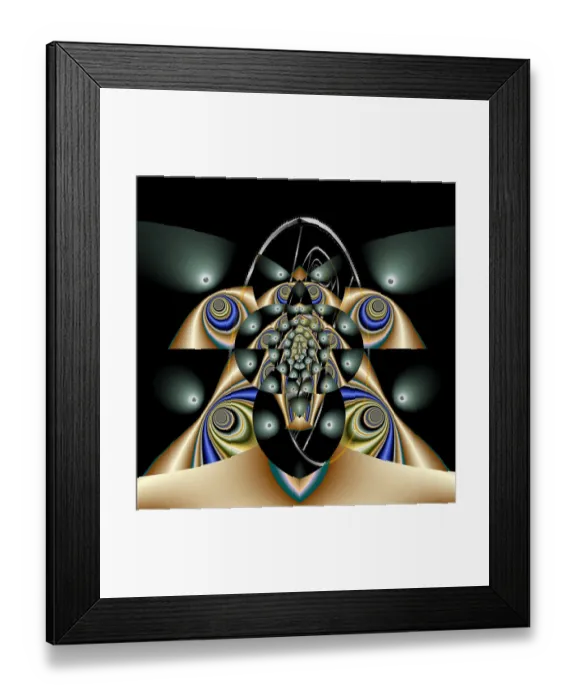 Framed Print : Fractal graphics, abstract Framed Print : Fractal graphics, abstract