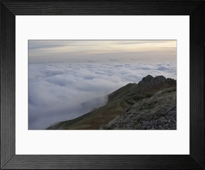 Framed Print : View over clouds on the sea, Lombo do Mouro, Madeira, Portugal, Europe Framed Print : View over clouds on the sea, Lombo do Mouro, Madeira, Portugal, Europe