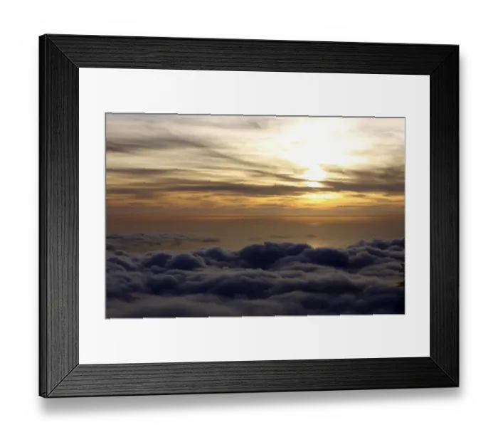 Framed Print : Sunset over the clouds, the sea at back, Atlantic Ocean, Madeira, Portugal, Europe Framed Print : Sunset over the clouds, the sea at back, Atlantic Ocean, Madeira, Portugal, Europe