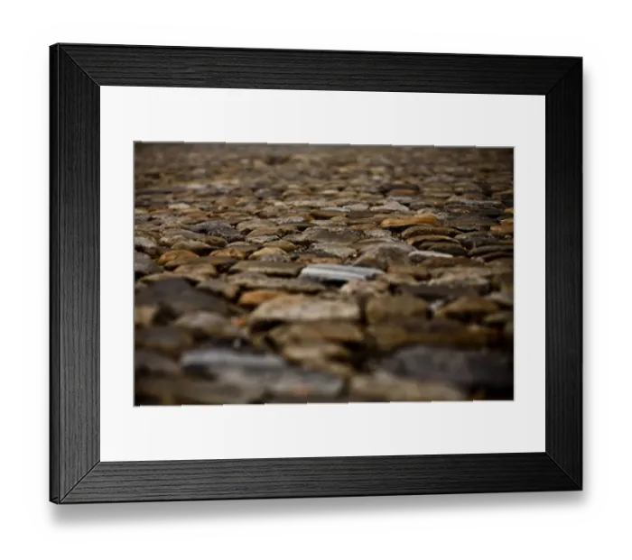 Framed Print : Cobble stones Framed Print : Cobble stones