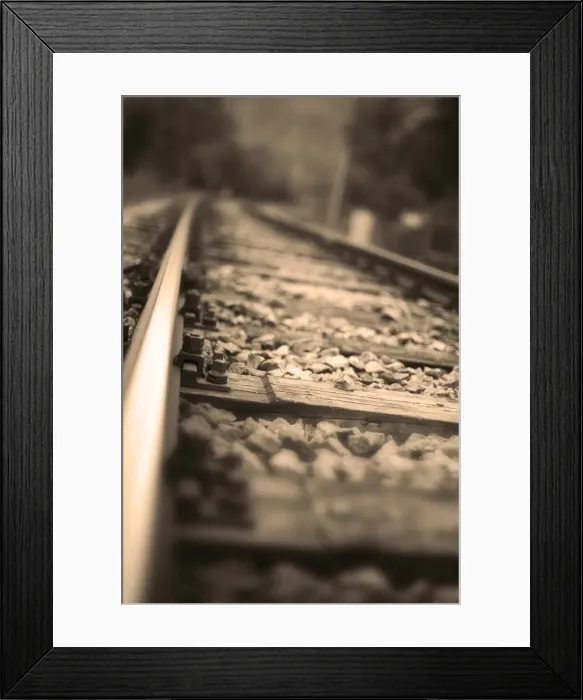 Framed Print : Railway tracks Framed Print : Railway tracks