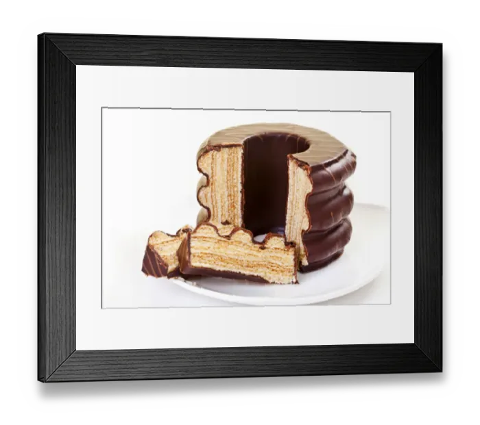 Framed Print : Cut spit cake Framed Print : Cut spit cake