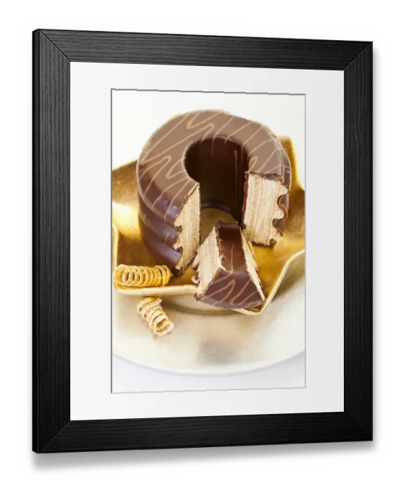 Framed Print : Cut spit cake Framed Print : Cut spit cake