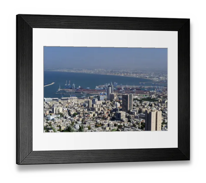 Framed Print : Haifa, Israel, Middle East Framed Print : Haifa, Israel, Middle East