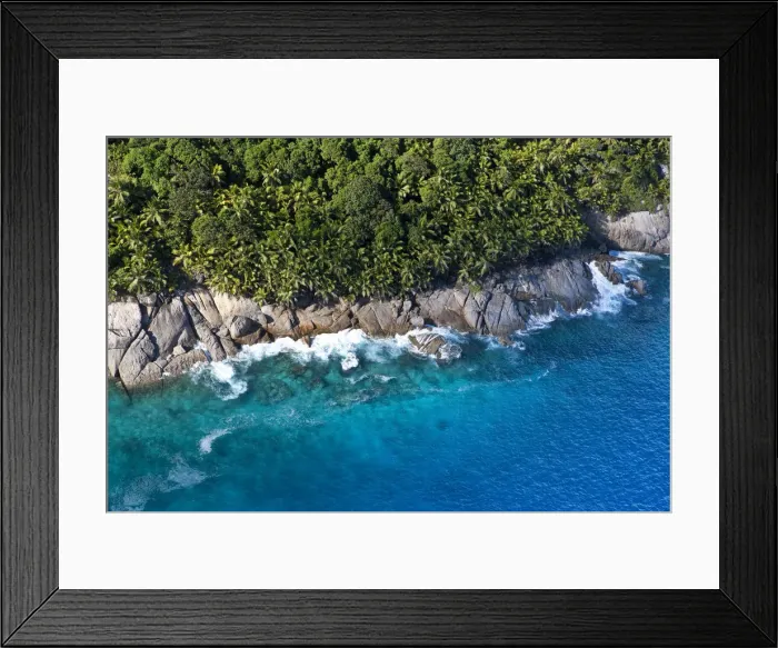 Framed Print : Coast at Ponte Maloopa, MahAzA Island, Seychelles, Indian Ocean, Africa Framed Print : Coast at Ponte Maloopa, MahAzA Island, Seychelles, Indian Ocean, Africa