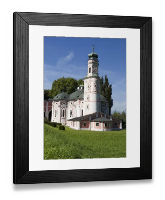 Framed Print : Karlskirche, St. Charless Church, in Volders, Tyrol, Austria, Europe Framed Print : Karlskirche, St. Charless Church, in Volders, Tyrol, Austria, Europe